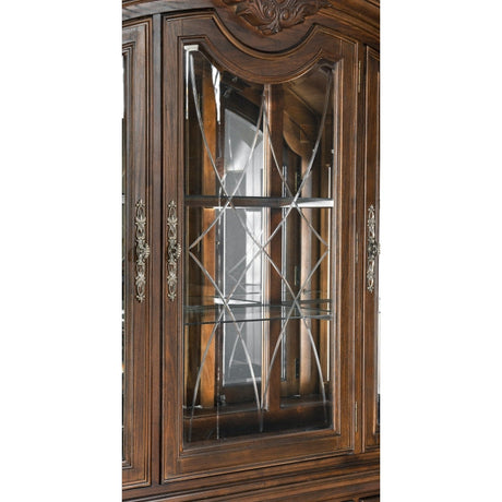 Bergen Dark Oak Buffet & Hutch - Ornate Home