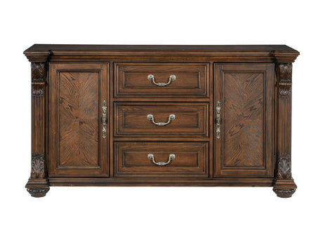 Bergen Dark Oak Buffet - Ornate Home
