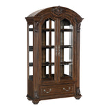 Bergen Dark Oak Curio - Ornate Home