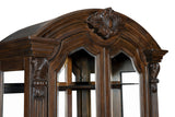Bergen Dark Oak Curio - Ornate Home