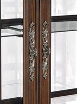 Bergen Dark Oak Curio - Ornate Home