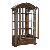 Bergen Dark Oak Curio - Ornate Home