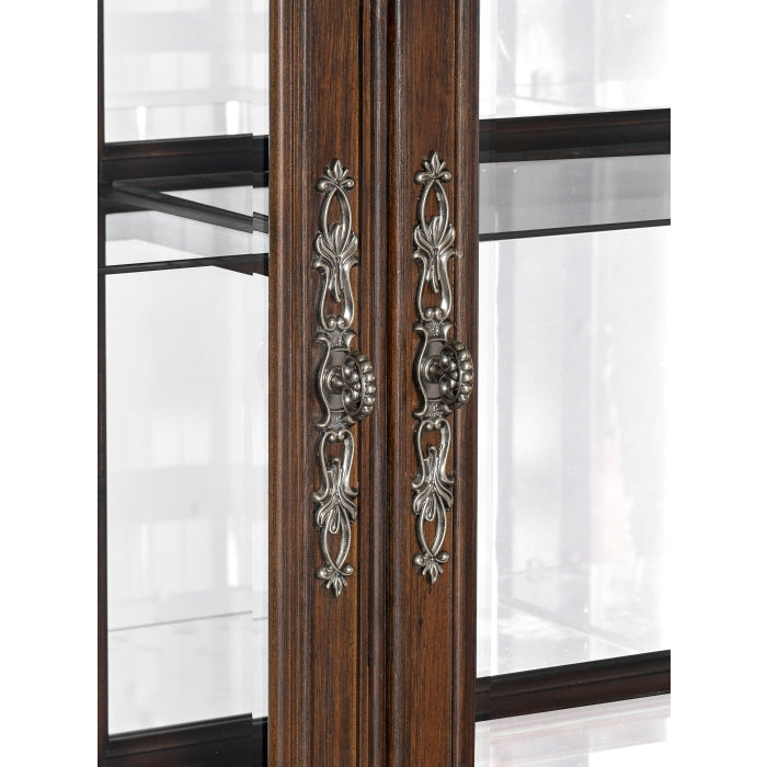 Bergen Dark Oak Curio - Ornate Home