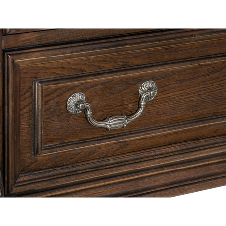 Bergen Dark Oak Curio - Ornate Home