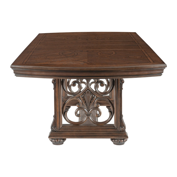 Bergen Dark Oak Dining Table - Ornate Home