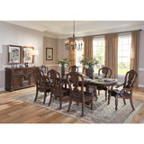 Bergen Dark Oak Dining Table - Ornate Home