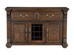 Bergen Dark Oak Server - Ornate Home
