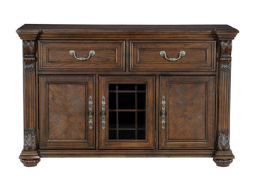Bergen Dark Oak Server - Ornate Home