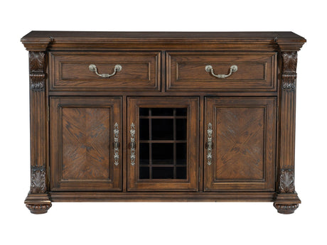 Bergen Dark Oak Server - Ornate Home