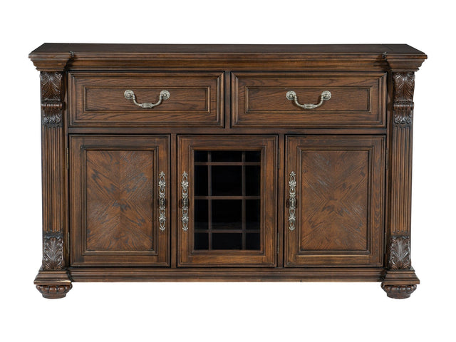 Bergen Dark Oak Server - Ornate Home