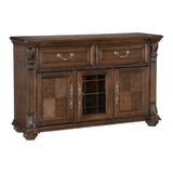 Bergen Dark Oak Server - Ornate Home