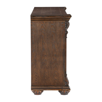 Bergen Dark Oak Server - Ornate Home