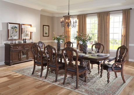 Bergen Dark Oak Server - Ornate Home