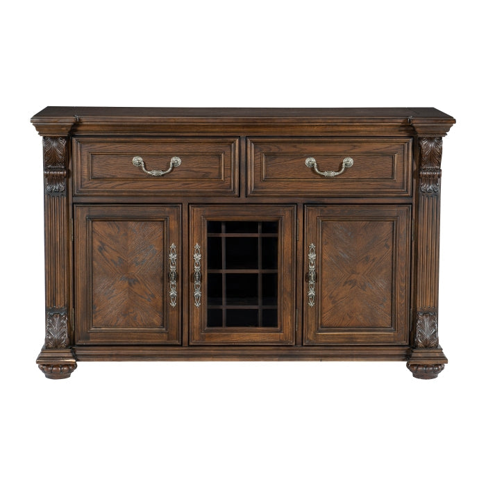 Bergen Dark Oak Server - Ornate Home
