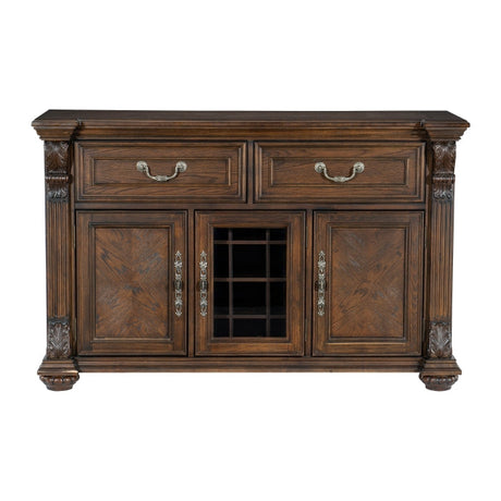 Bergen Dark Oak Server - Ornate Home