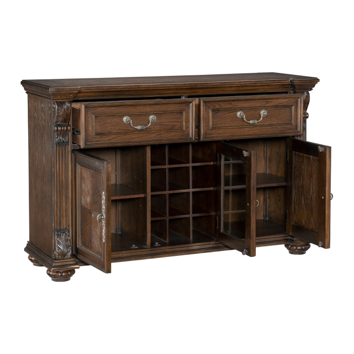 Bergen Dark Oak Server - Ornate Home