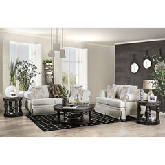 Bergen Ivory Loveseat - Ornate Home
