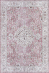 Bergman Distressed Red Area Rug - Ornate Home