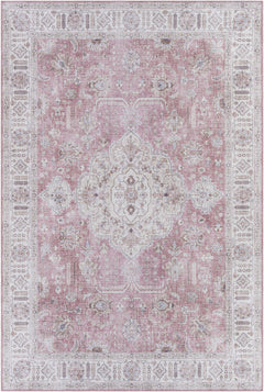 Bergman Distressed Red Area Rug - Ornate Home