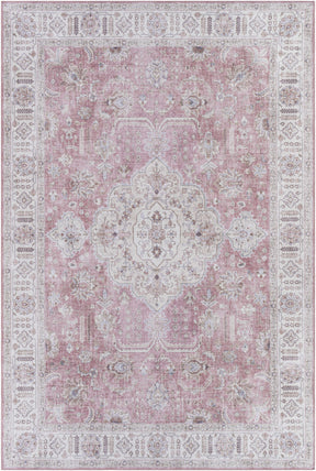 Bergman Distressed Red Area Rug - Ornate Home
