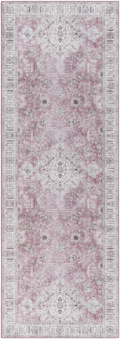 Bergman Distressed Red Area Rug - Ornate Home