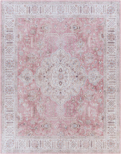Bergman Distressed Red Area Rug - Ornate Home