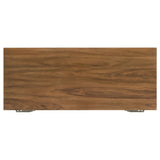 Berhalter Walnut Black 6-Drawer Double Pedestal File Computer Desk - Ornate Home