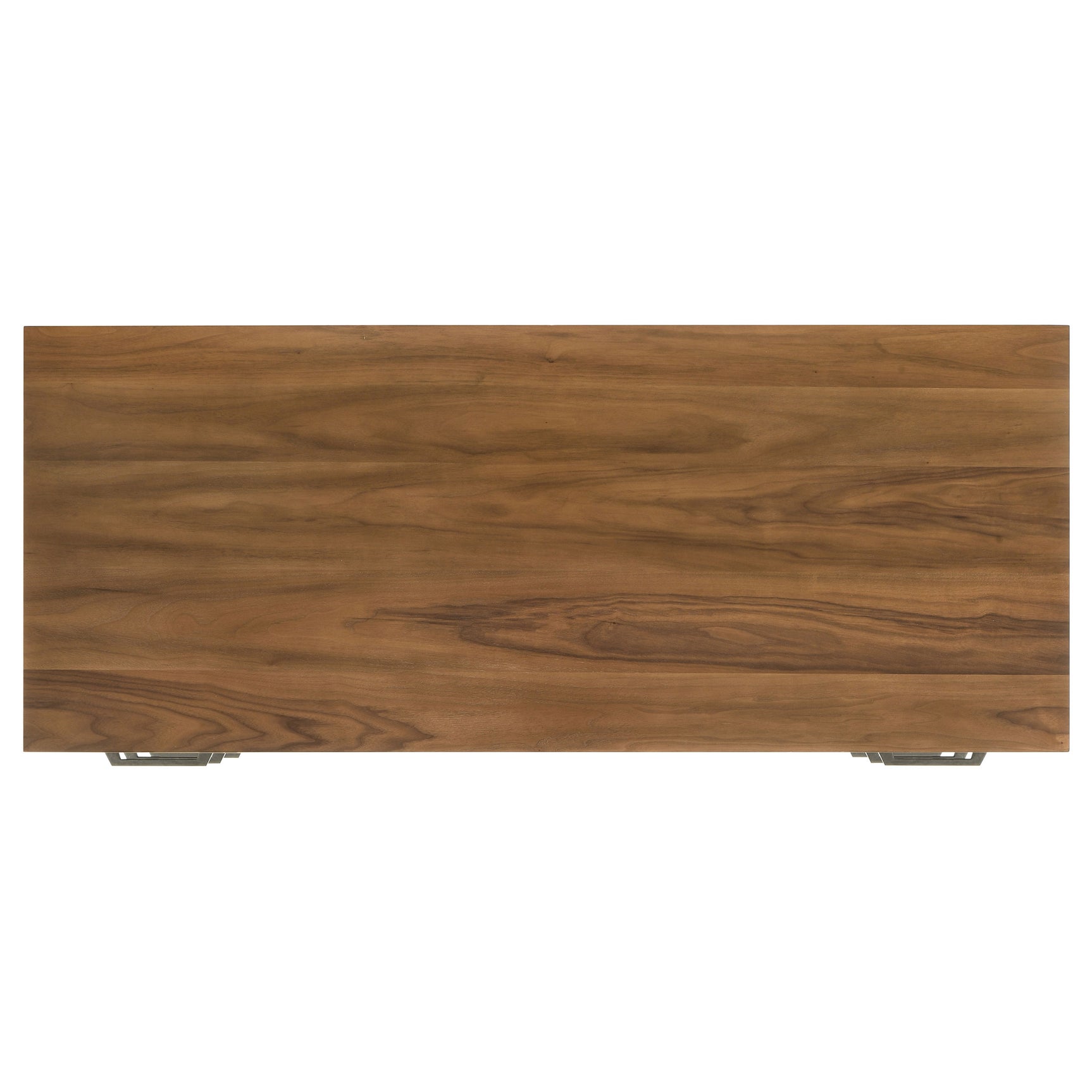 Berhalter Walnut Black 6-Drawer Double Pedestal File Computer Desk - Ornate Home