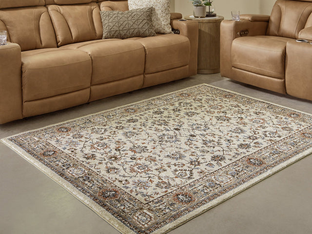 Beritham Blue/Brown/Beige Large Rug (Online Special Price) - Ornate Home