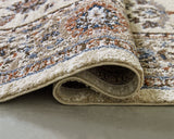 Beritham Blue/Brown/Beige Large Rug - Ornate Home