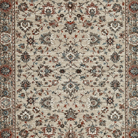 Beritham Blue/Brown/Beige Large Rug - Ornate Home