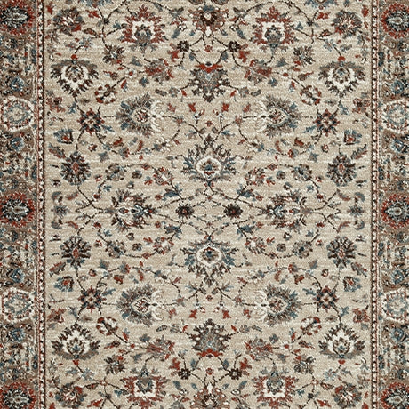 Beritham Blue/Brown/Beige Large Rug - Ornate Home