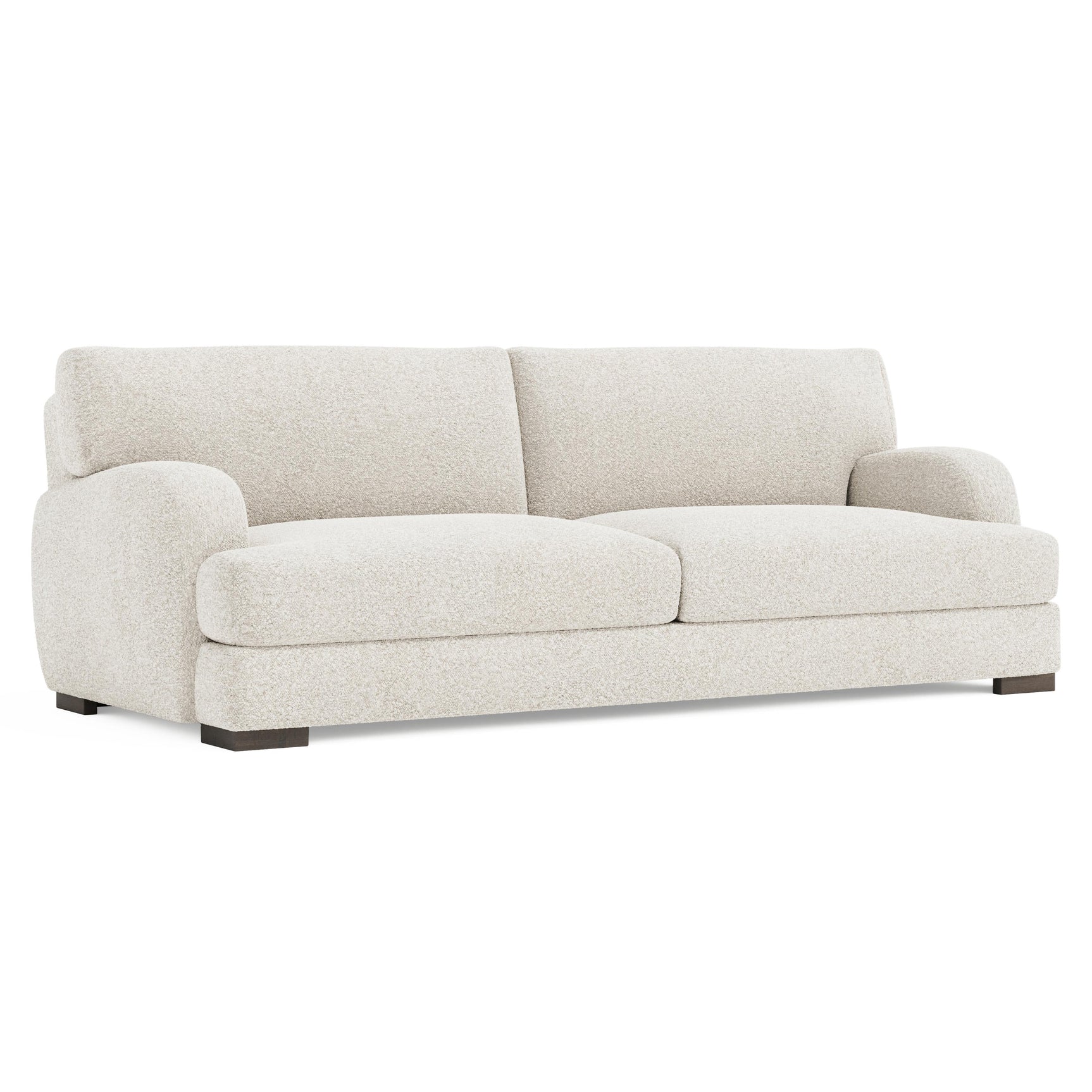 Berkeley Portobello Sofa Without Pillows - Ornate Home