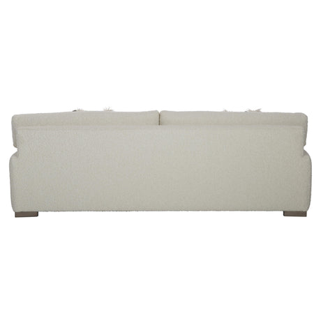 Berkeley White/Cream Fabric Sofa - Ornate Home