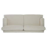 Berkeley White/Cream Fabric Sofa - Ornate Home