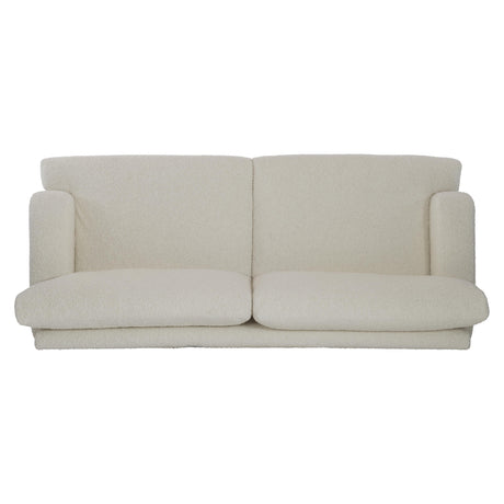 Berkeley White/Cream Fabric Sofa - Ornate Home
