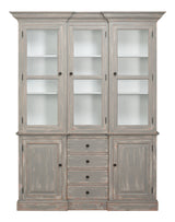 Berkshire Grey/Green Distressed Library Bookcase