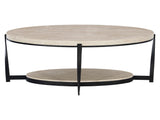 Berkshire Laminated Stone/Steel Cocktail Table - Ornate Home