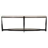Berkshire Laminated Stone/Steel Cocktail Table - Ornate Home