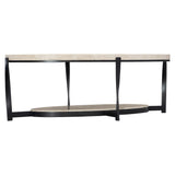 Berkshire Laminated Stone/Steel Cocktail Table - Ornate Home