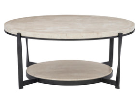Berkshire Laminated Stone/Steel Cocktail Table - Ornate Home