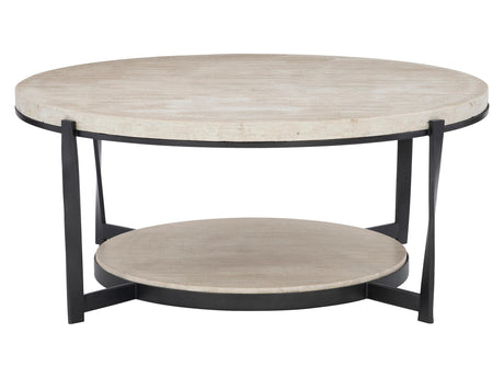 Berkshire Laminated Stone/Steel Cocktail Table - Ornate Home