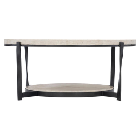 Berkshire Laminated Stone/Steel Cocktail Table - Ornate Home