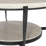 Berkshire Laminated Stone/Steel Cocktail Table - Ornate Home