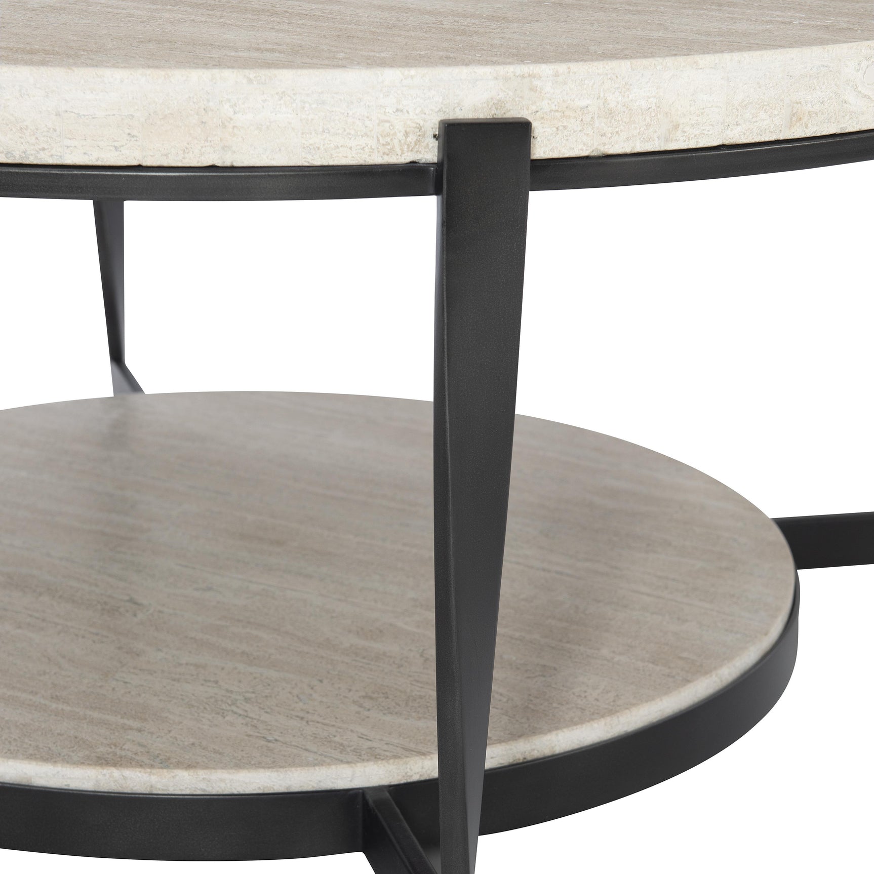 Berkshire Laminated Stone/Steel Cocktail Table - Ornate Home