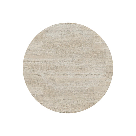 Berkshire Neutral Stone/Aged Pewter Accent Table - Ornate Home