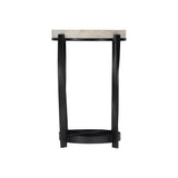 Berkshire Neutral Stone/Aged Pewter Accent Table - Ornate Home