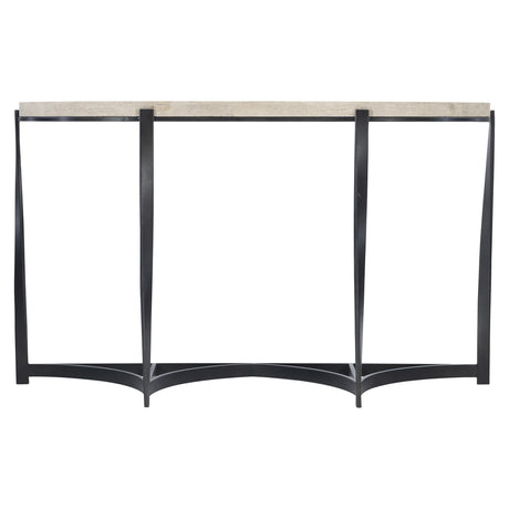 Berkshire Stone/Aged Pewter Console Table - Ornate Home