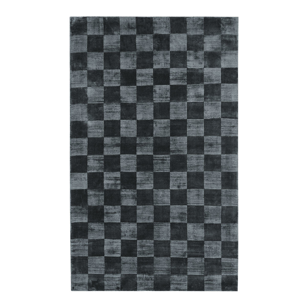 Berlin Check Ink Blue Rug - Ornate Home