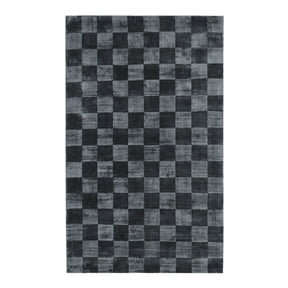 Berlin Check Ink Blue Rug - Ornate Home